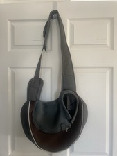 Black Gray Mesh Small Animal Carrier Bag for Dogs etc