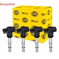 4X Hella ZüNdspulen FüR Dacia Duster Logan Mcv Ks_ 1.6 16V Ls_ Renault ScéNic