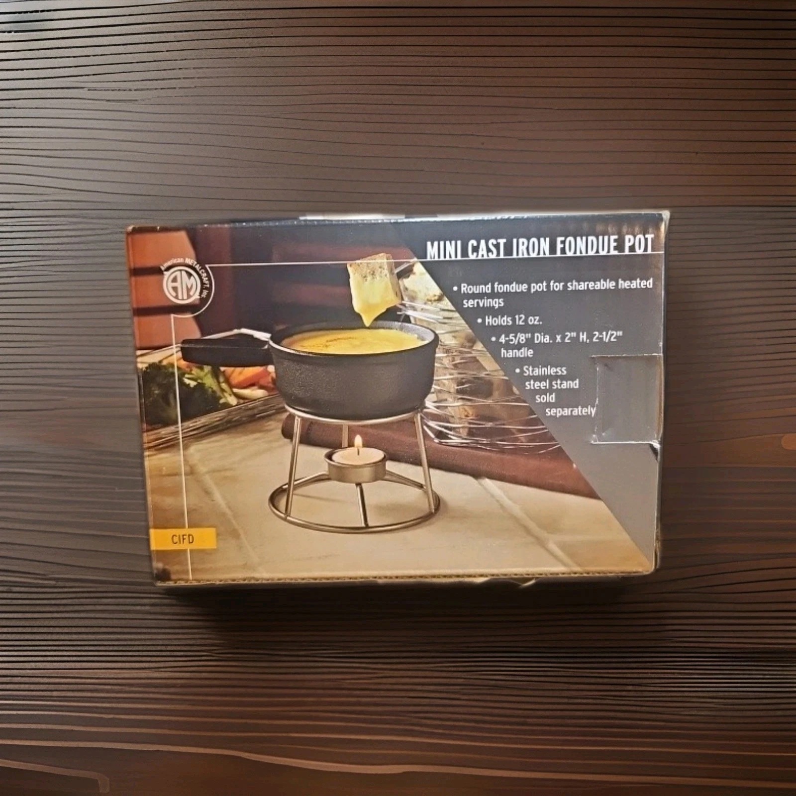 American Metalcraft Mini Cast Iron Fondue Pot Set New In Box 12oz
Opens in a new window or tab