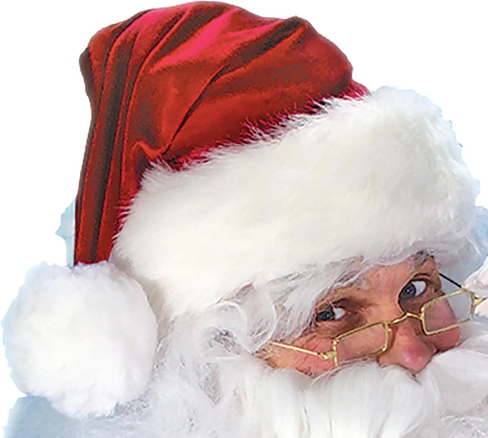 Traje de Papá Noel Deluxe Terciopelo Talla Grande Pecho 50-54" Foto 3 de 4