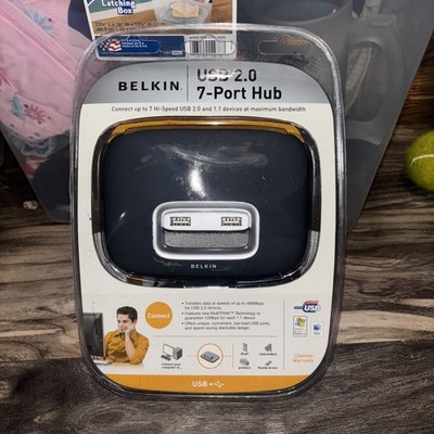 Belkin Hi-Speed  USB 2.0- 7 Port Lighted Hub Part #F5U700 - NEW In Box!