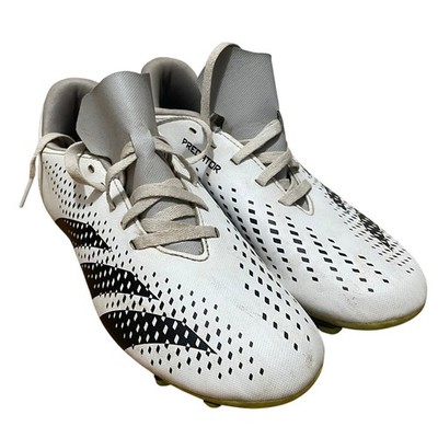 Adidas Predator Freak FG Soccer Football Cleats White Black Men's 6 US