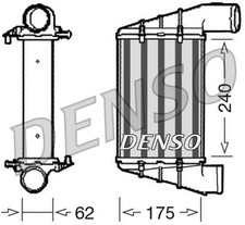 DENSO Ladeluftkühler DIT02001 Aluminium für VW PASSAT B5 3B2 Variant 3B5 3B6 20V