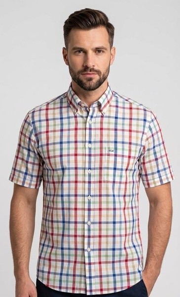 Men Paul & Shark Shirt White Cotton 42