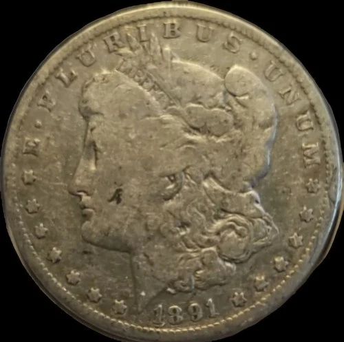 1891 O Morgan Dollar VG Very Good Silver $1 Coin