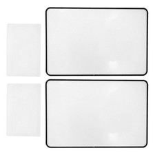 4 PCS Convenient Magnifier Sheet Bookmark Lens Credit Size Bible Reading