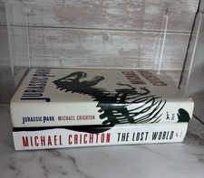 Jurassic Park The Lost World Michael Crichton Hardcover Set 1st Editions Knopf