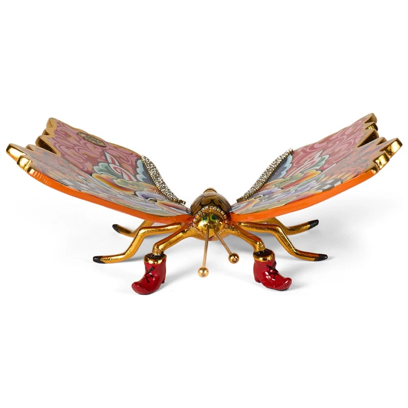 FARFALLA Statua Scultura Tom's Drag 4596 Cio-Cio Madame Butterfly 22 cm Pop Art, fotografia 9 di 9