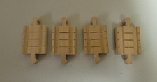 Thomas Wooden Railway Male Adapter Connector Specialty Track Lot x 4
