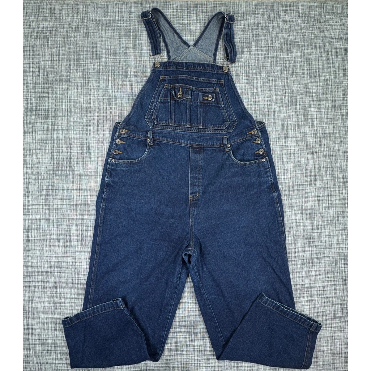 Denim Plus Size Overall Jumpsuits & Rompers for Women for sale | eBay