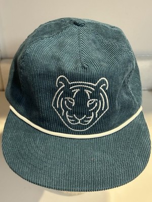 GO TIGERS CORDUROY HAT CAP HOVI GREEN VINTAGE