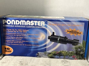 Pondmaster 02910 10W Submersible UV Clarifier Sterilizer Parts Untested