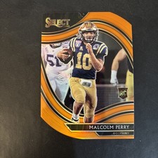 2020 Panini Select - Field Level Malcolm Perry #399 Orange Prizm Die-Cut (RC)