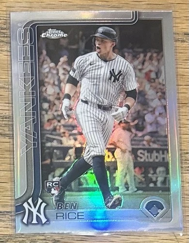 2025 Topps Chrome - Ben Rice #139 Refractor (RC)
