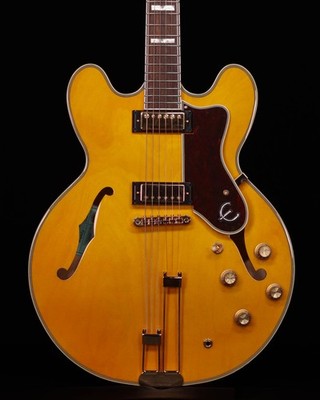 Epiphone Sheraton Hollow-Body Electric, Natural, Includes Premium Gig Bag