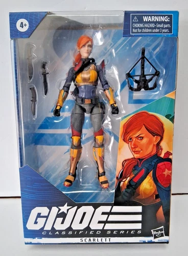G.I. Joe Classified Series Scarlett #5 Field Variant Redeco Action