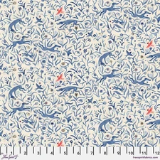 Meadow, Cream - Adam Trest, Quilt Fabric 100% Cotton By The Yard