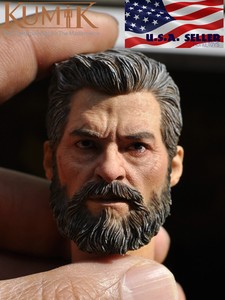 1 6 Scale Wolverine Head With Neck X Men Logan Old Hugh Jackman