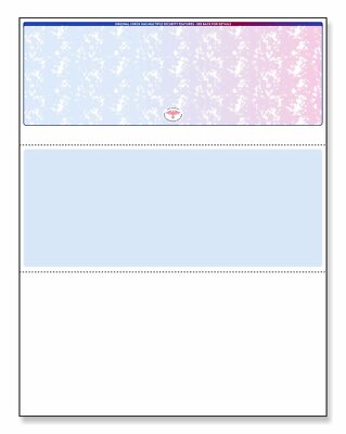 NextSecure Blank - Printed - Check Stock Laser/Ink-Jet 500 Sheets Per Pack Re...