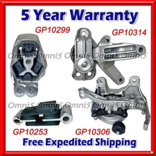 O442 Fits 2021-2024 Nissan Rogue 1.5L AUTO CVT Motor & Transmission Mount 4pc