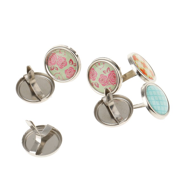 50pcs Split Pins Craft Brads Paper Fasteners Scrapbooking With Multi