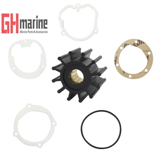 Telva Oy Engine Flexible Raw Water Pump Impeller Kit 2722 E Inboard Motor Marine - Foto 1 di 14