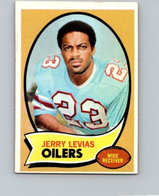 1970TOPPS FOOTBALL #89 JERRY LEVIAS            EXMT qq