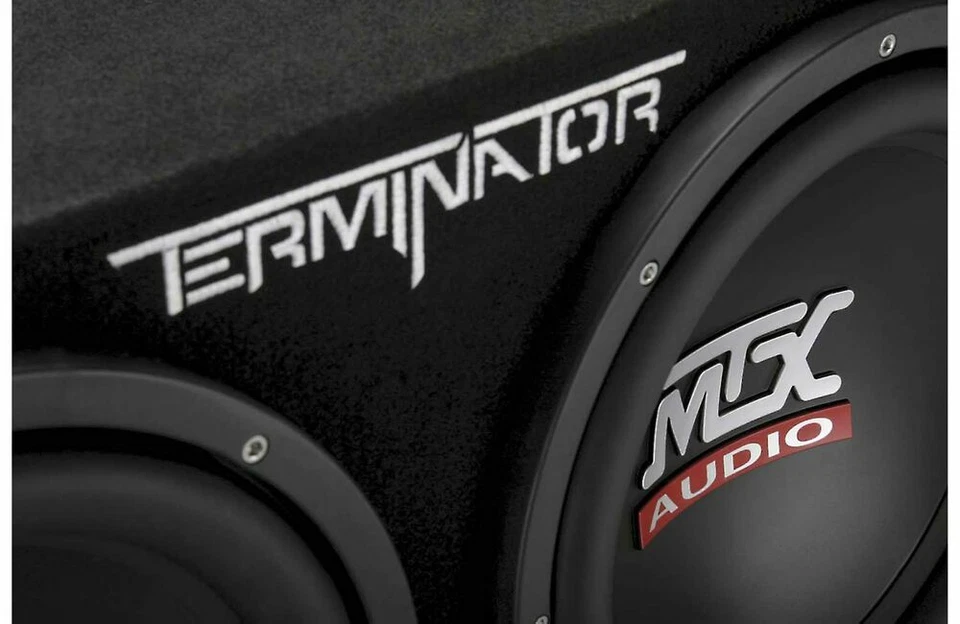 MTX Audio TNP212D2 Terminator Dual Subwoofer Package + Amplifier Bass Package - Image 4 of 4
