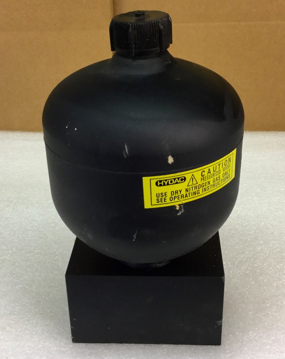 HYDAC 02102646 DIAPHRAGM ACCUMULATOR 3000 PSI MAWP 45 CU IN