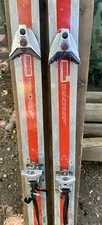 Vintage 60s Geze Ski Bindings Aluminum Red Made In West Germany