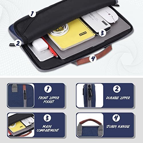 15.6 Inch Laptop Sleeve Laptop Protective Case Laptop Pouch Water