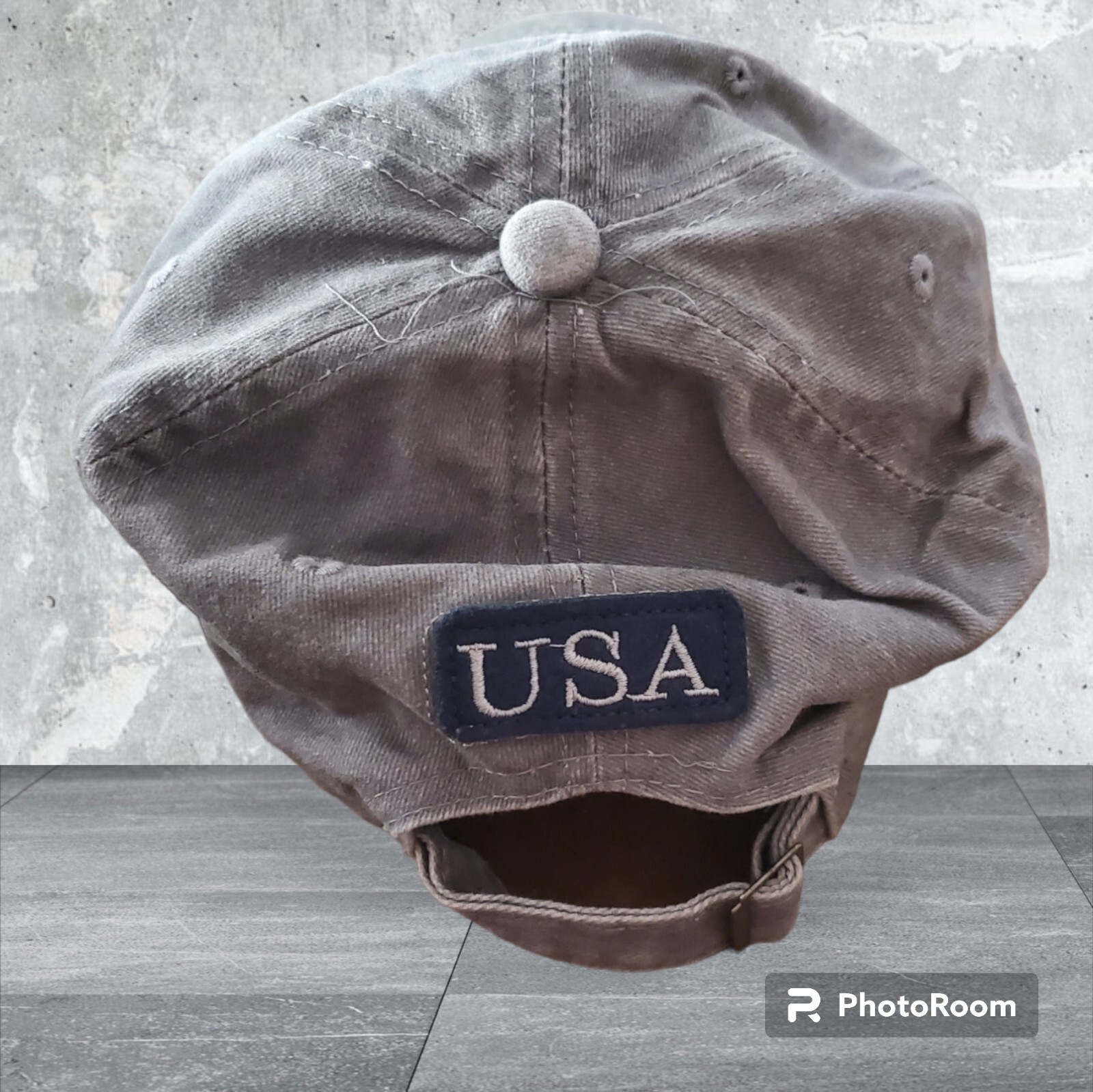 Men's Vintage Baseball Caps with American Flag Patch Breathable Mesh