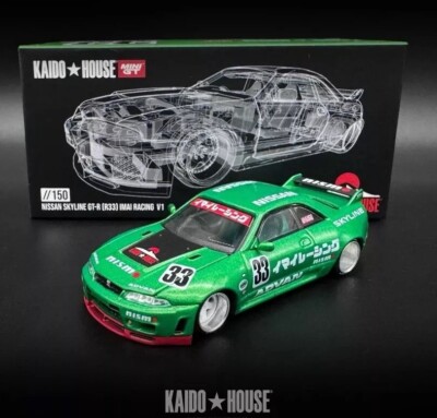 MINI GT KAIDO*HOUSE Nissan Skyline GT-R R33 Imai Racing V1