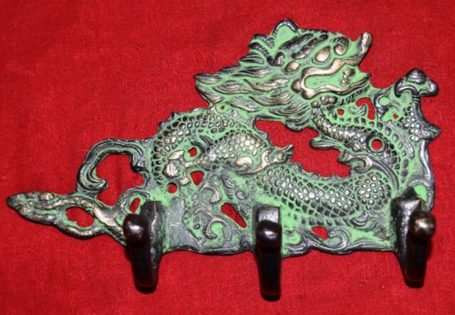 Awesome Dragon Hook Brass Towel Hanger Antique Style Room Kitchen Decor WG24
