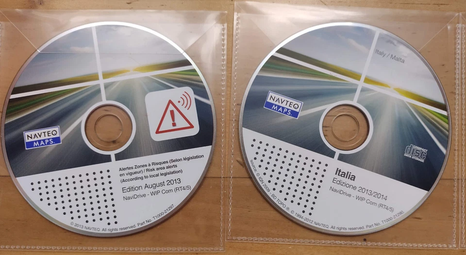 Citroen/Peugeot Navi-CDs RT4 RT5, Europa komplett, 2013/14 plus Update 8.31 - Bild 3 von 4