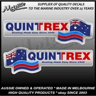 QUINTREX - BOATING MADE EASY -  465mm x 140mm - LEFT / RIGHT PAIR - BOAT DECALS
