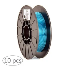 [3DMakerWorld] taulman3D T-Glase PET Filament - 2.85mm, 1lb, Aqua, 10 pack