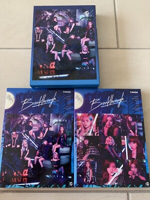 TWICE BREAKTHROUGH WARNER LIMITED EDITION CD &DVD BOX SET