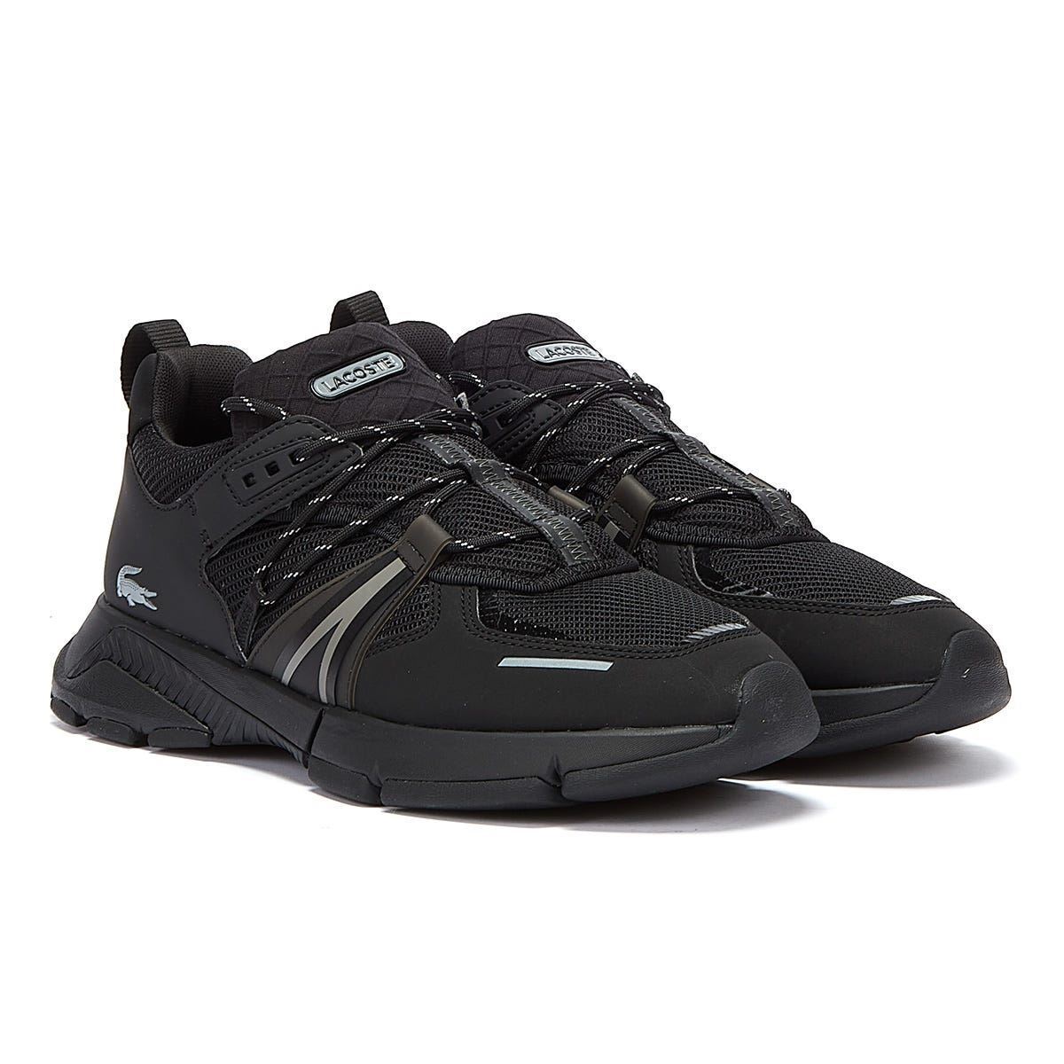 Lacoste L003 0722 1 Mens Black Trainers | eBay