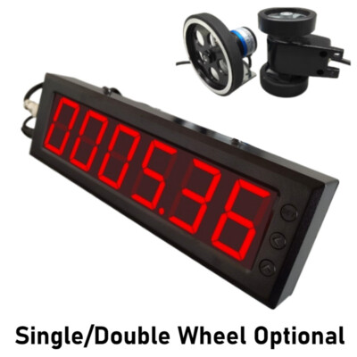 Encoder Meter Rotary Roll Länge Messung Elektronischer Radzähler 200mm / 300mm