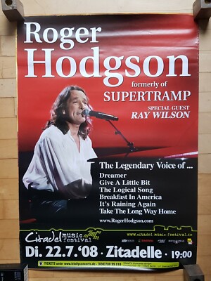 Roger Hodgson Supertramp   - Konzertposter  Tour Poster 2008