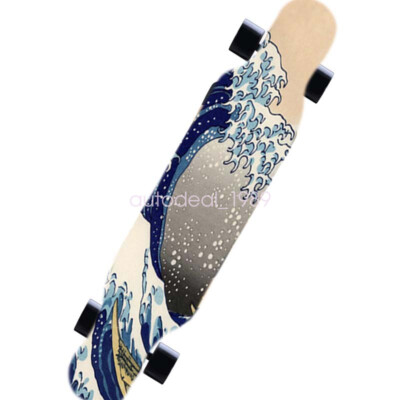 47x10 Inch Skateboard Grip Tape - Waterproof Diamond Pattern Sandpaper Sheet For Longboards