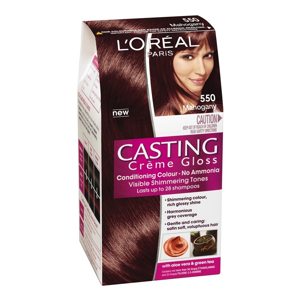 Loreal Casting Creme Gloss 550 Mahogany Conditioning Colour No Ammonia |  eBay