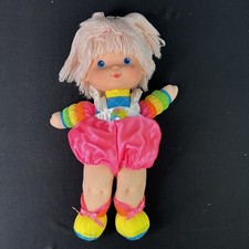 VTG Rainbow Brite Baby Brite Pink 14" Doll Plush Hallmark Mattel 1983