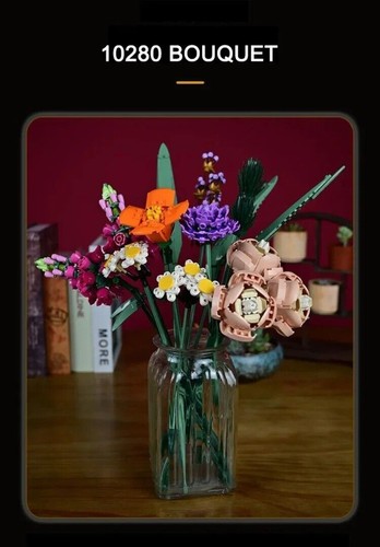 Wildflower Bouquet Flowers 10314 Dried Flower Centrepiece Block Brick Toy Plant - Picture 41 of 66