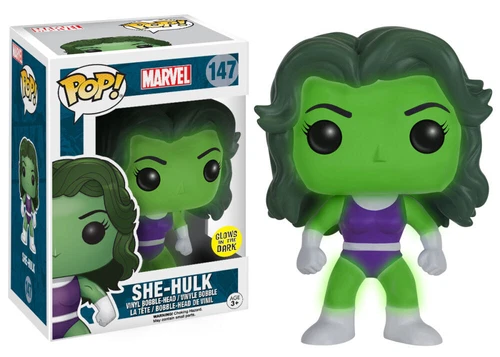 Funko Pop! Vinyl: Marvel - She-Hulk - (Glow) - Hot Topic (Exclusive) #147