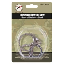 Commando Wire Saw - Camping Tool - Lightweight Cut Tool for Wood Plastic Bone