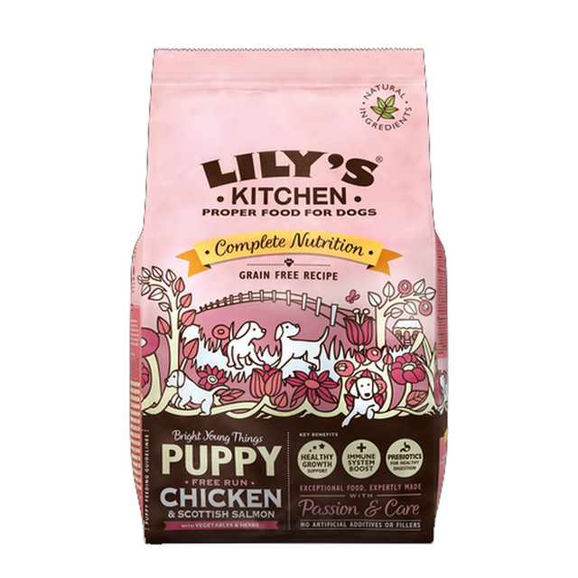 lily's kitchen puppy chicken & salmon