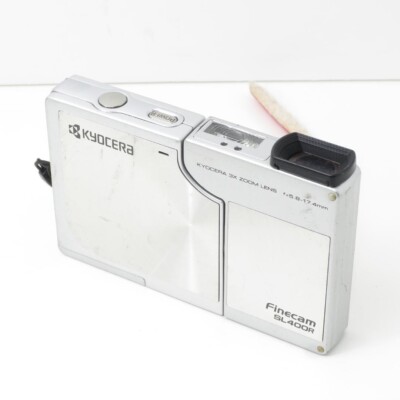 Kyocera Finecam SL400R Silver Working Japan | eBay