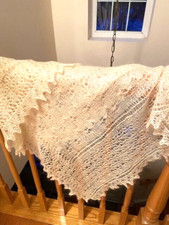 Large Orenburg UNIQUE HIGH QUALITY NATURAL Down Shawl Silk Goat Fiber 40x38